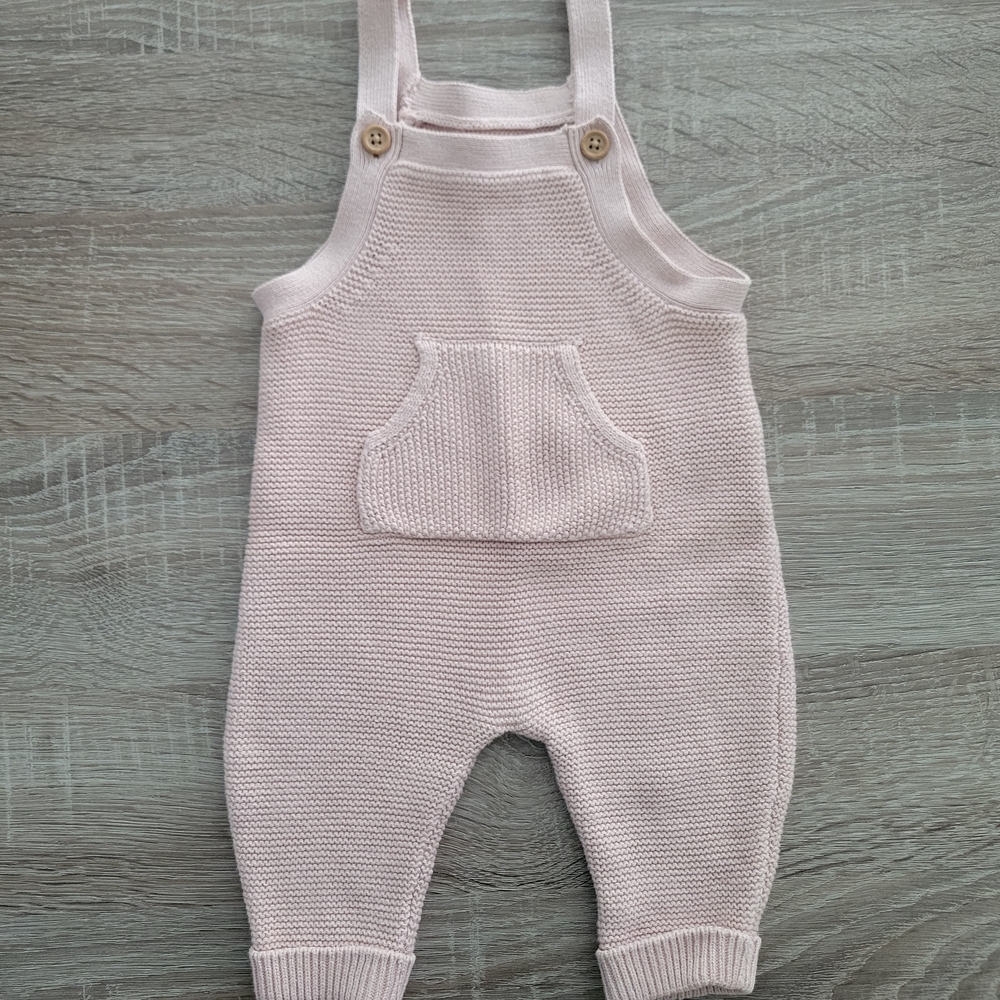 Little Planet by Carter's Pink Knit Overalls for Kids